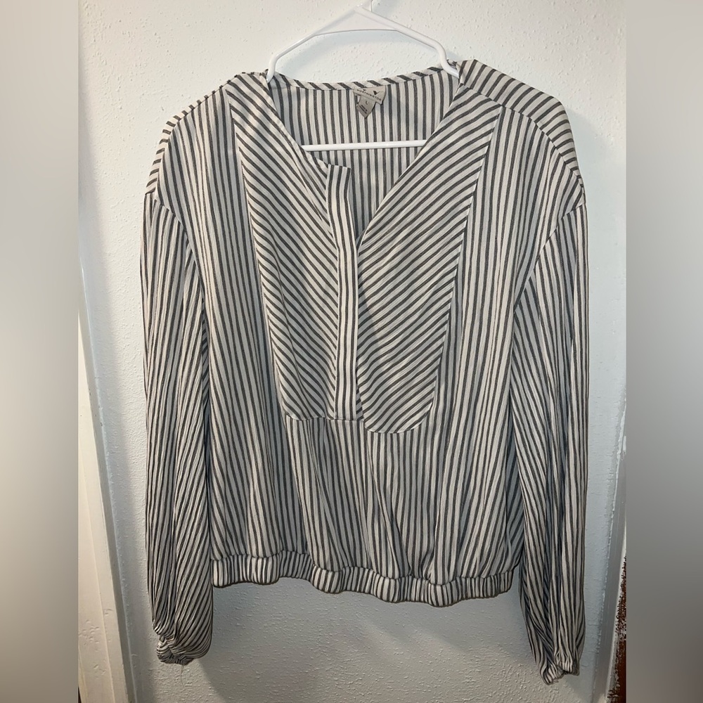 WORTHINGTON striped blouse, size large